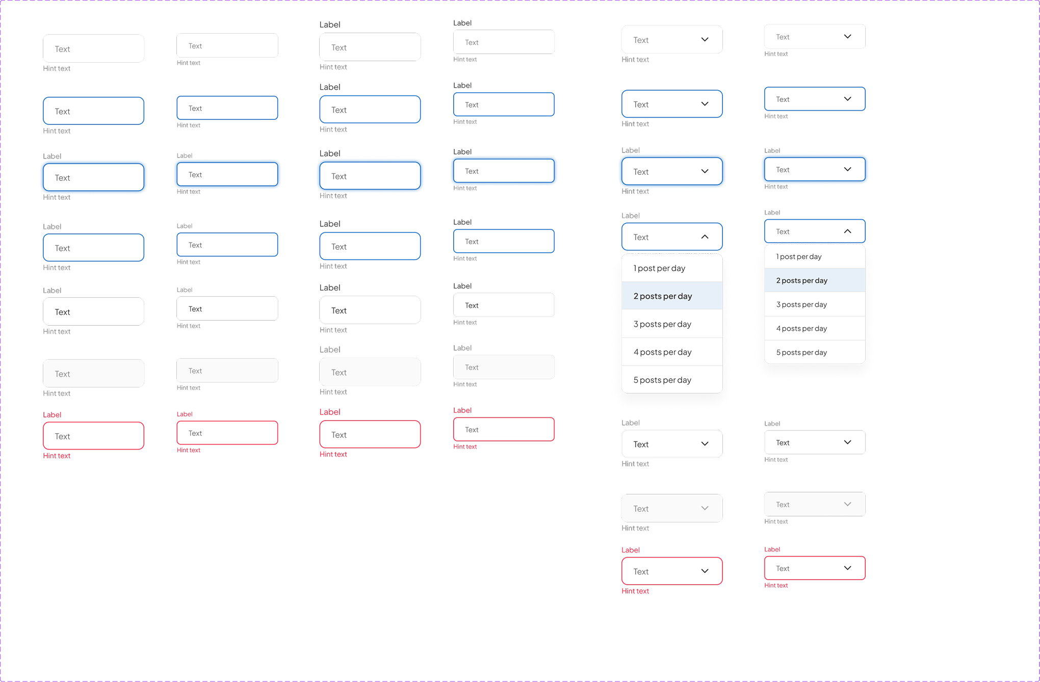 ingage input fields