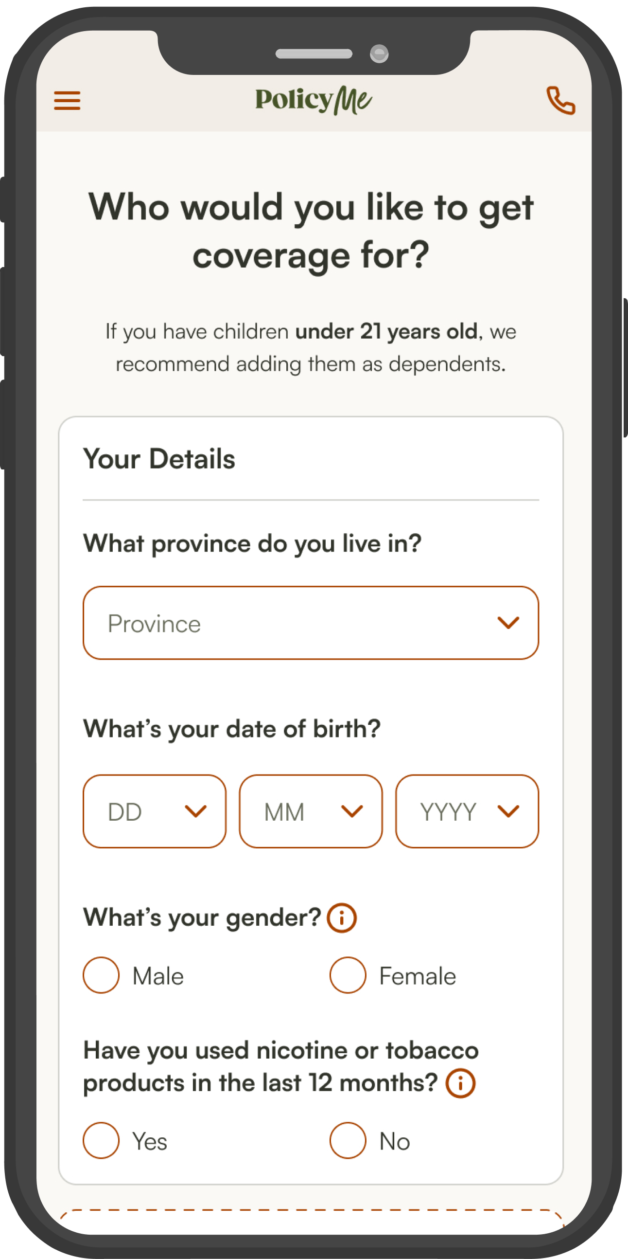 policyme mobile 2